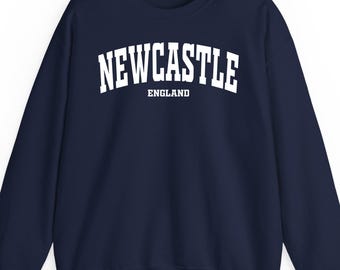 Sudadera con capucha y camiseta de Newcastle, Inglaterra: regalo de viaje para el Reino Unido, Geordie City Apparel