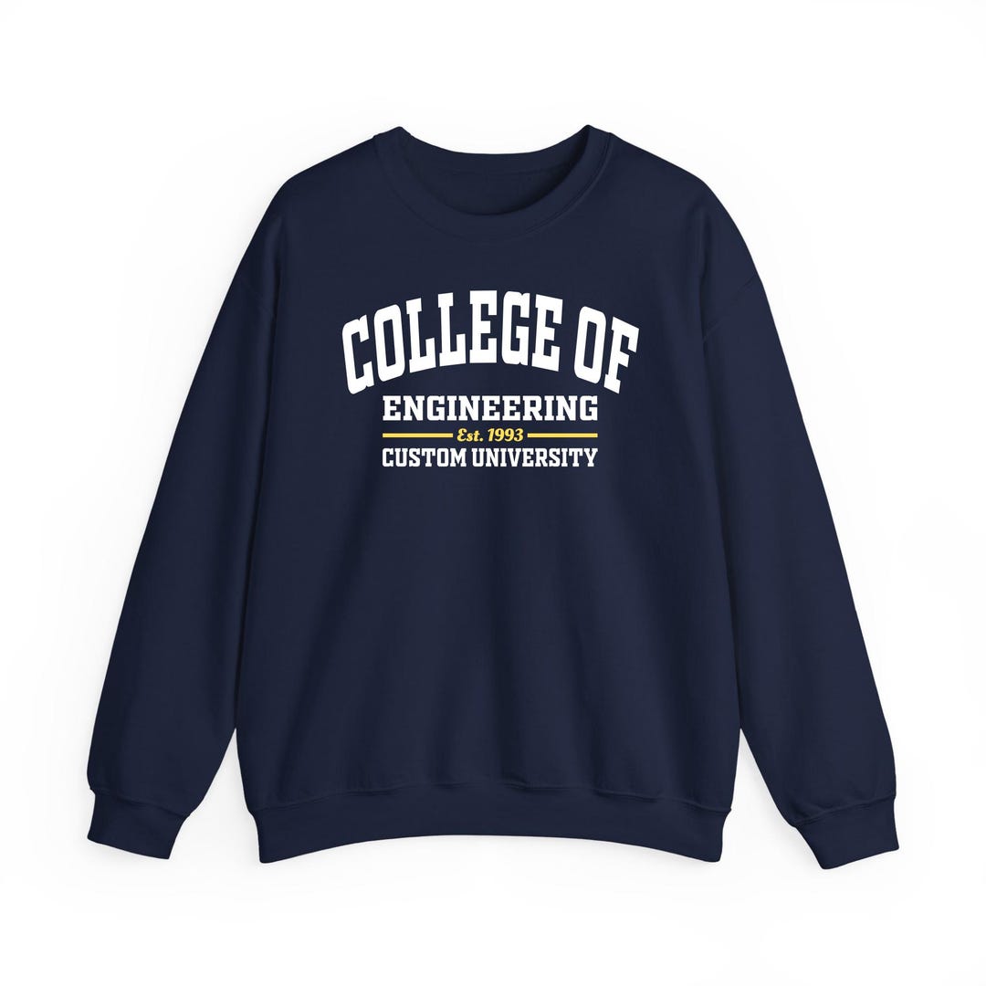 Uoft Engineering Cloth College of Engineering Custom University EST Date Sweatshirt Hoodie T ...