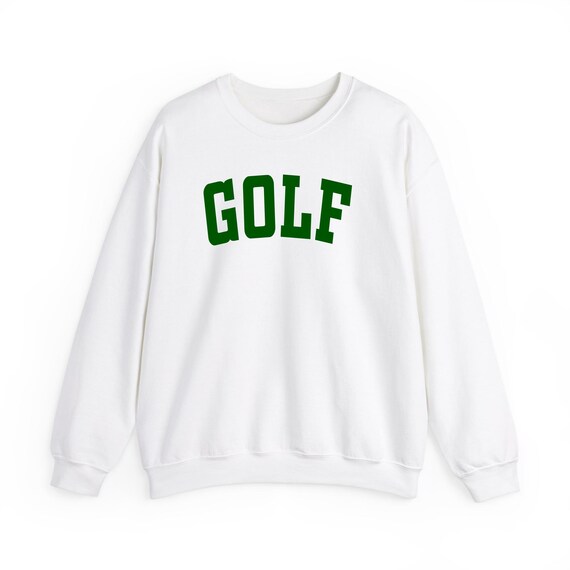 Golf Sweatshirt Hoodie and T-shirt: Sports Club Gift Retro Varsity