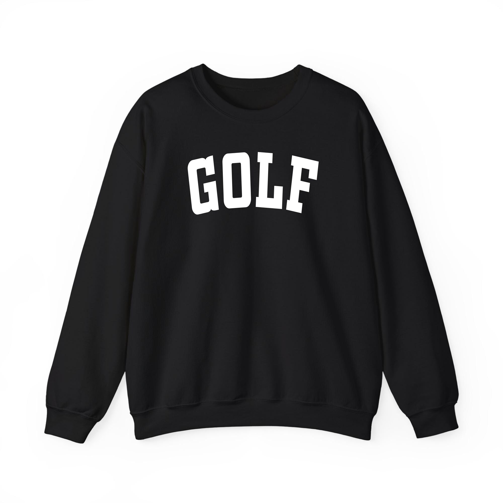 Golf Sweatshirt Hoodie and T-shirt: Sports Club Gift Retro Varsity