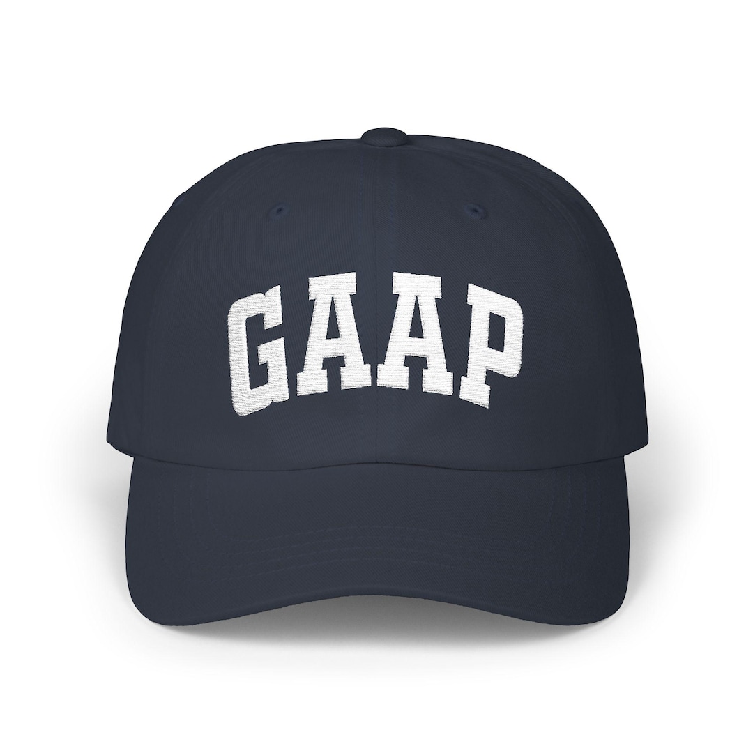 GAAP Cap Hat Embroidery: Accounting Finance CPA Funny Business ...