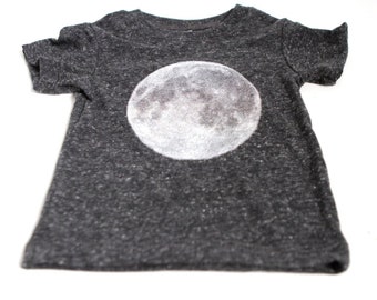 baby MOON t-shirt infant child ORGANIC t-shirt