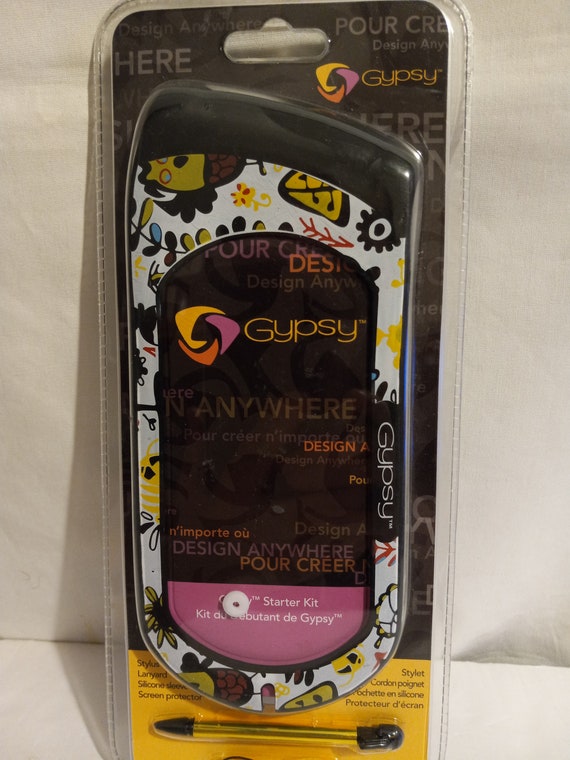 Cricut Gypsy Starter Kit With Silicone Sleeve Black Owls, Lanyard