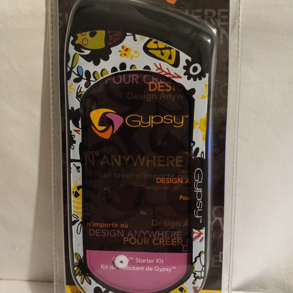 Cricut Gypsy Starter Kit with Silicone Sleeve Black Owls, Lanyard and Stylus, Screen Protector New in Package