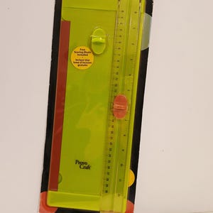 Provo Craft Zision Paper Trimmer with Free Scoring Blade – 12 Inch Scrapbooking and Cardmaking Cutter Tool, New in Original Package