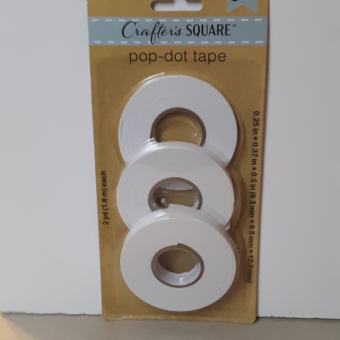 Crafters Square Pop Dot Tape, 3 Size Multi Pack. Double Sided Tape Etsy