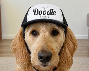 Es ist eine Doodle Sache Hundehut Goldendoodle Hund Hut Hund Trucker Hut Niedlicher Haustier Hut Lustiger Hund Geschenk