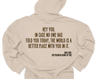 Hey You XOXO Motivational Multiple Color Options to Choose