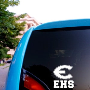 Evergreen High School Car Decals | Die Cut | WATERPROOF |  Multiple Options Available with Two Sizes