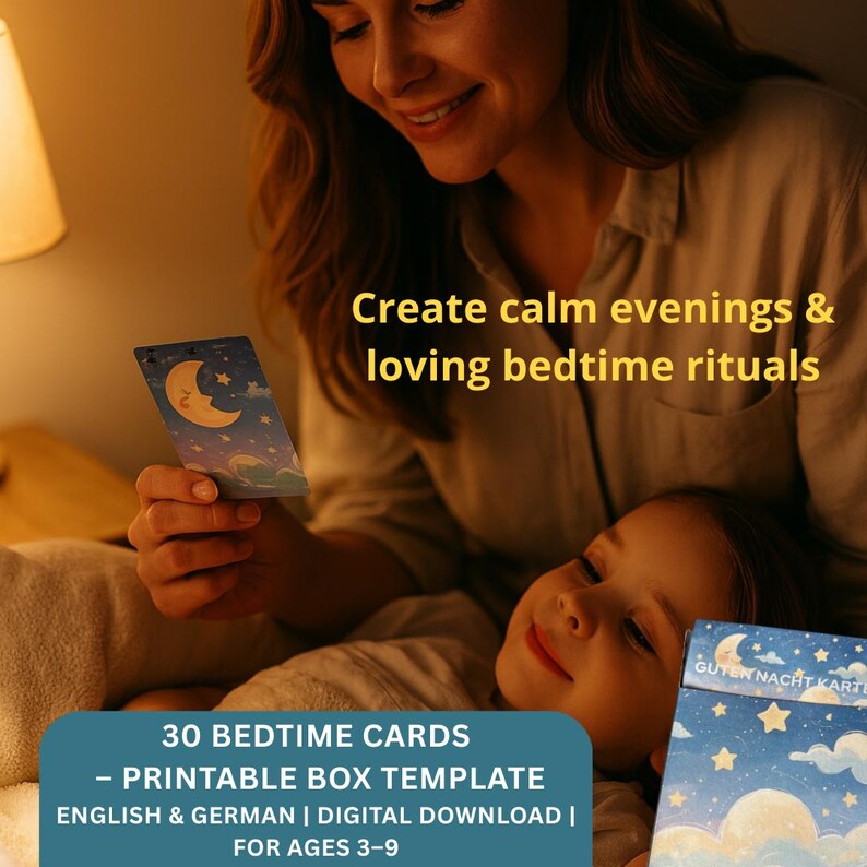 Sleep Card Shell Bedtime Routine Cards for Kids | Printable Sleep Cards | Night Routine ...