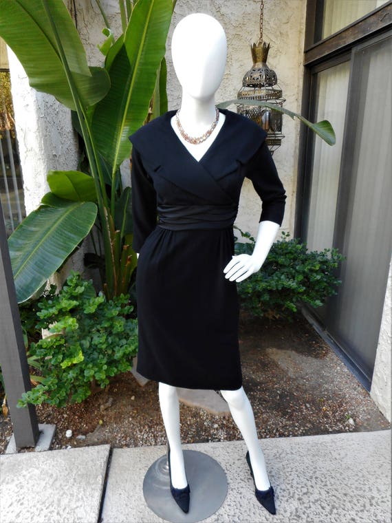 Vintage 1960's Gilden Juniors Black Dress Size | Etsy