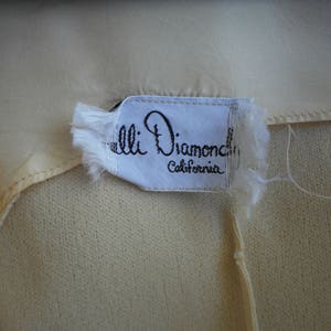 Vintage 1970's Lilli Diamond Beige Dress Size 12 image 5