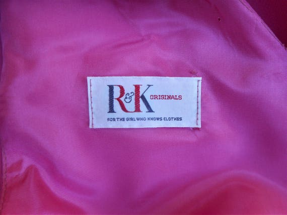 Vintage 1960's R & K Originals Pink Chiffon  Cock… - image 5