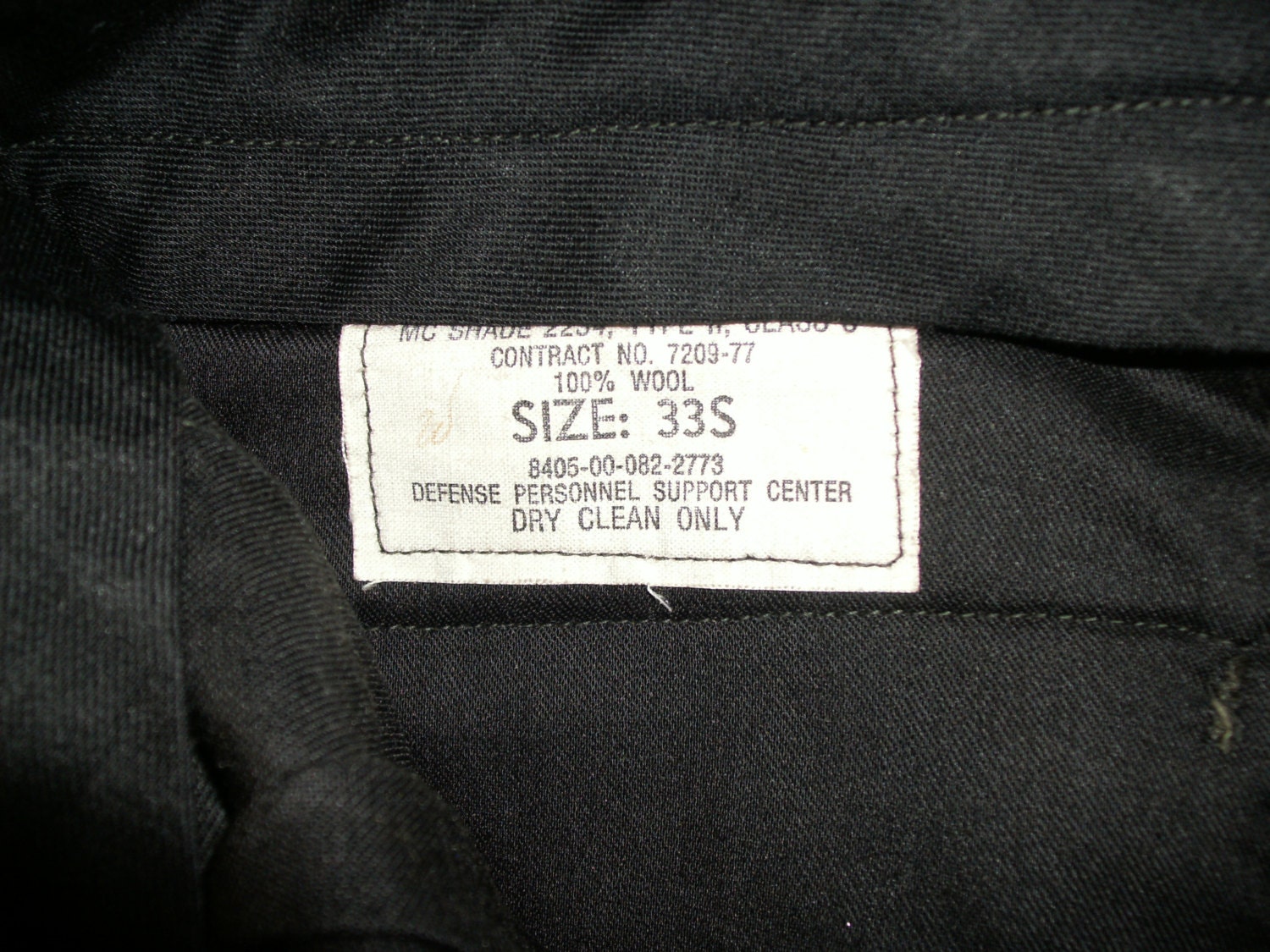 Vintage Marine Corps Service Uniform Trousers Size 33S - Etsy