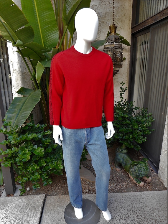 Vintage 1970's White Stag Red Crew Neck Pullover S