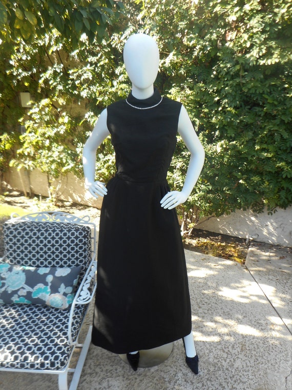 Black dress with rhinestone accents online