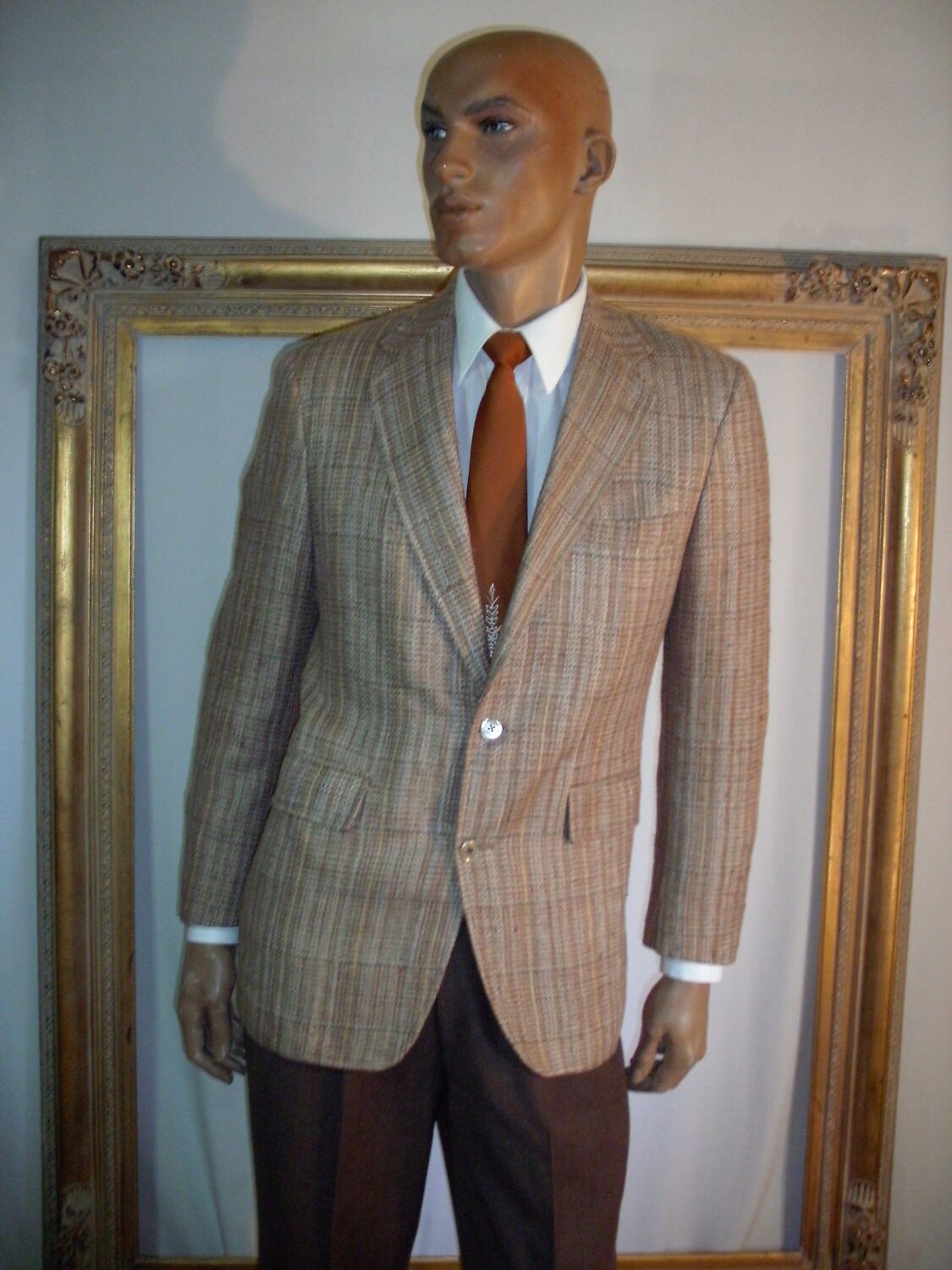 Vintage 1980's Eljo's Brown Sportcoat Size 40 - Etsy