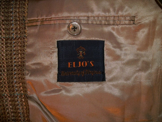 Vintage 1980's Eljo's Brown Sportcoat - Size 40 - image 5