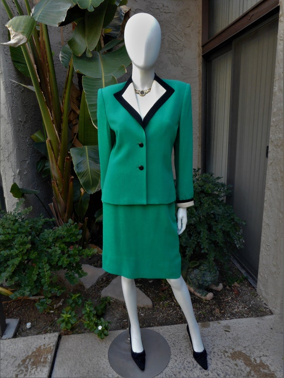 Vintage 1980's Adolph Schuman for Lilli Ann Greeen