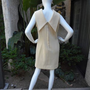Vintage 1970's Lilli Diamond Beige Dress Size 12 image 4