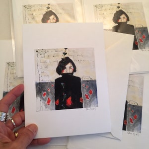 Handsignierter Print / Karte von Ring of Fire