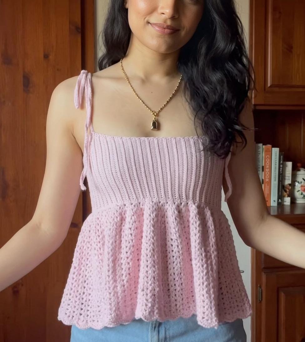 38 Crochet Dress Patterns for Every Season, from Breezy Summer Styles to Heirloom... 16 Crochet Babydoll Top Dress Pattern Beginner Halter Summer