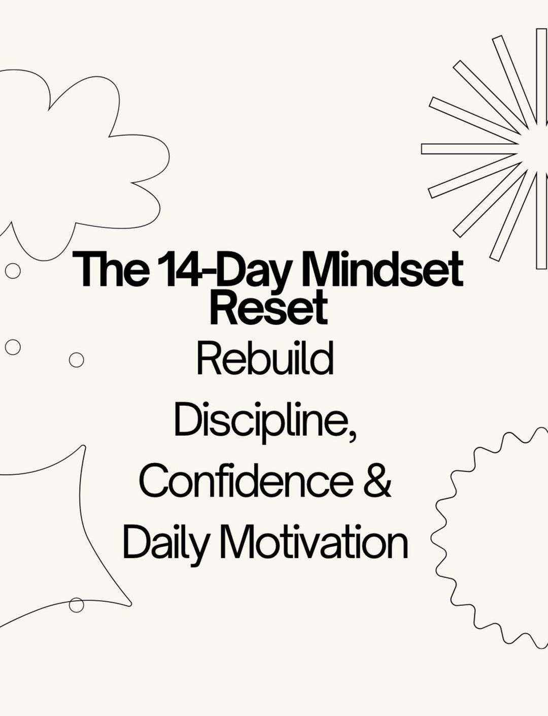 Mindset Reset 14 Days | Self Improvement Workbook | Mental Clarity ...