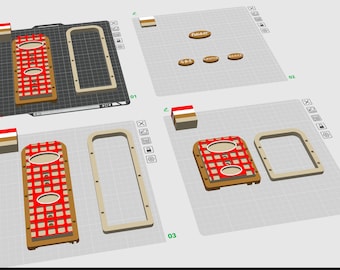 STL-bestanden: Moza SRP-LITE pedaalhoezen (vrachtwagenstijl) – 3D-printontwerp | Magnetisch systeem