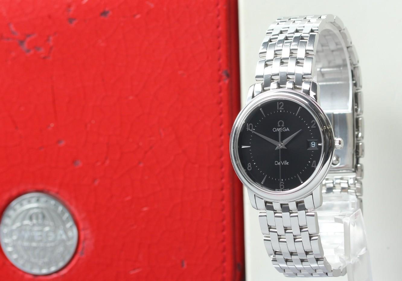 Omega De Ville Prestige 4510.50 Cal.1532 34mm Black Dial Quartz