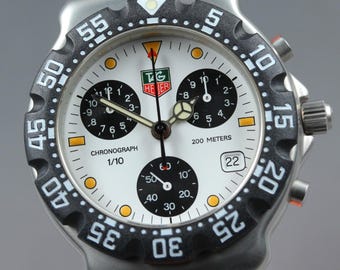 New Batt TAG HEUER Formula 1 CA1212-R0 Quartz Chronograph Men's Watch 37mm JAPAN
