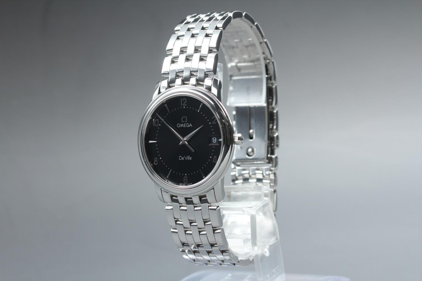 Omega De Ville Prestige 4510.50 Cal.1532 34mm Black Dial Quartz