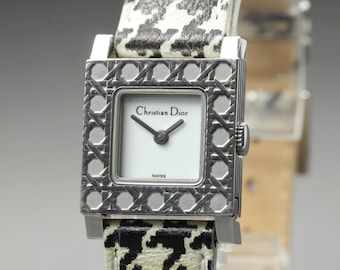 Vintage Christian Dior D48.203 25mm Gold Octagon Quartz Women's