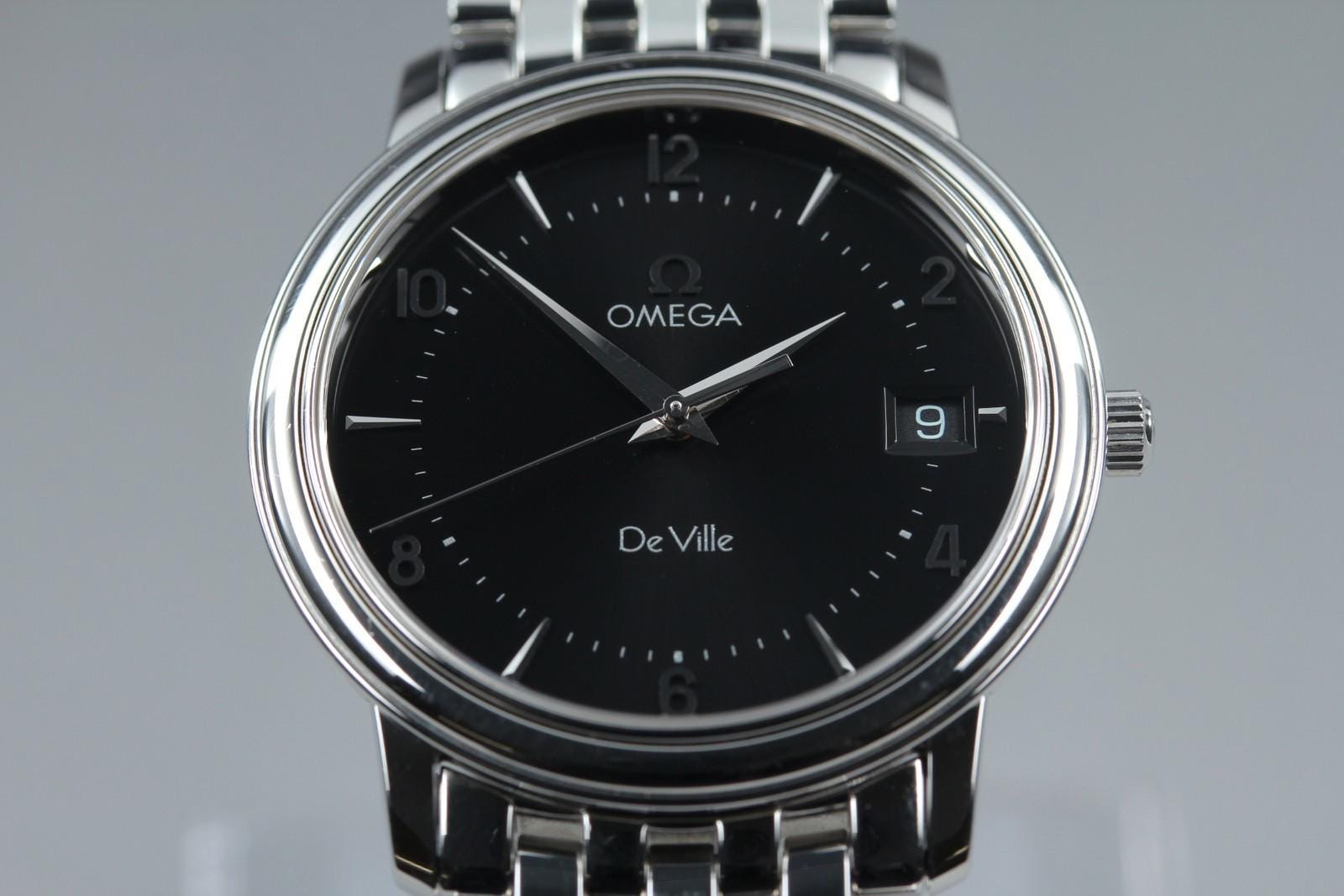 Omega De Ville Prestige 4510.50 Cal.1532 34mm Black Dial Quartz