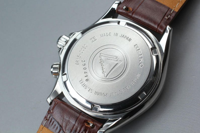 Exc+5] SEIKO Alpinist 6R15-00E0 SARB017 Reloj automático verde para hombre JAPÓN imagen 3