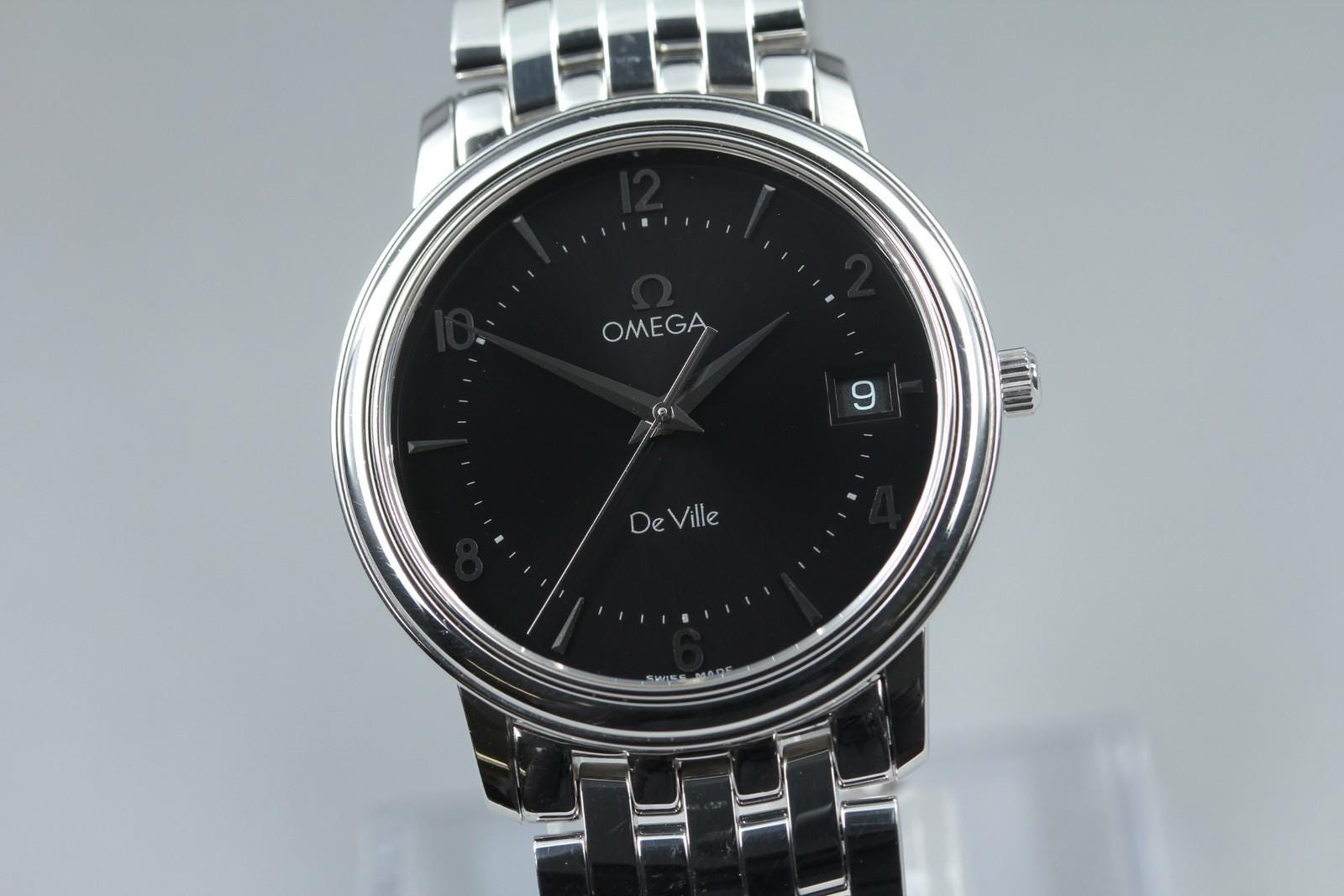 Omega De Ville Prestige 4510.50 Cal.1532 34mm Black Dial Quartz
