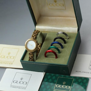Gucci Bezel Watch Box for 11 Bezels - Etsy display picture 1