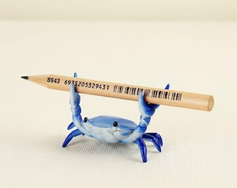 Krabbe Stifthalter, Schreibtisch Dekor, Büro Organizer, Make-up Pinsel Ständer