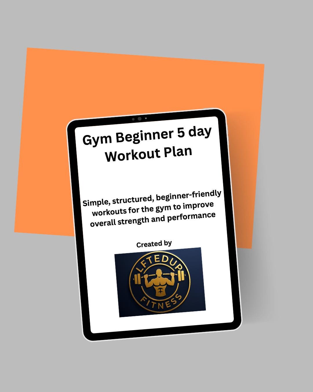Beginner Workout Plan Printable | 5 Day Gym Program | Simple Strength ...
