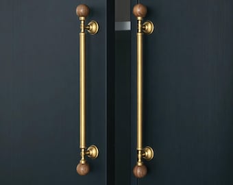 Antique Brass Cabinet Pulls – Solid Brass Hardware, 3–6 Inch Range for Kitchen & Furniture