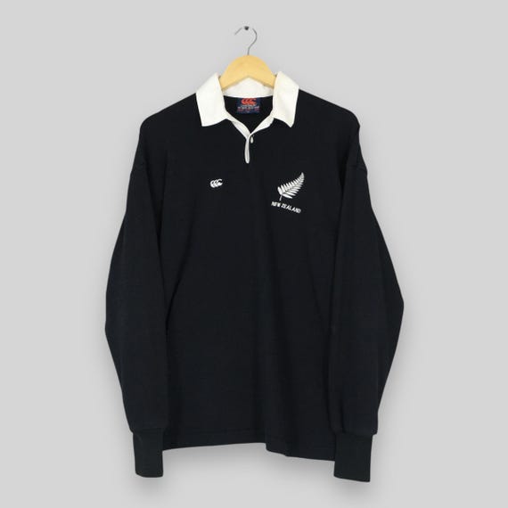 Vintage 90s Canterbury Of New Zealand Polo Rugby Shir… - Gem
