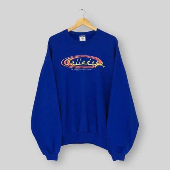Vintage NASCAR Talladega Superspeedway Sweatshirt XLarge Talladega Superspeedway Josh Harris Track Race Car Nascar Jumper Racing Sweater XL