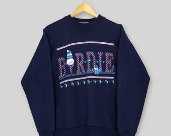 Vintage Birdie Golf Classic Sweatshirt Small Bird Golf Equipment Graphics Sweater Golf Gift Jumper All American Golfer Blue Crewneck Size S