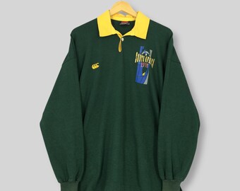 Vintage 90s Canterbury South Africa Team Home Rugby Shirt Large Canterbury Rugby World Cup Classic Shirt Kiwi CCC Springboks Rugby Jersey L
