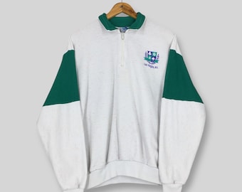 Vintage 90s Las Vegas Nevada Half Zipper Sweatshirt Large Las Vegas Nevada Quarter-zip Pullover Las Vegas Casino Crest Sweater Size L