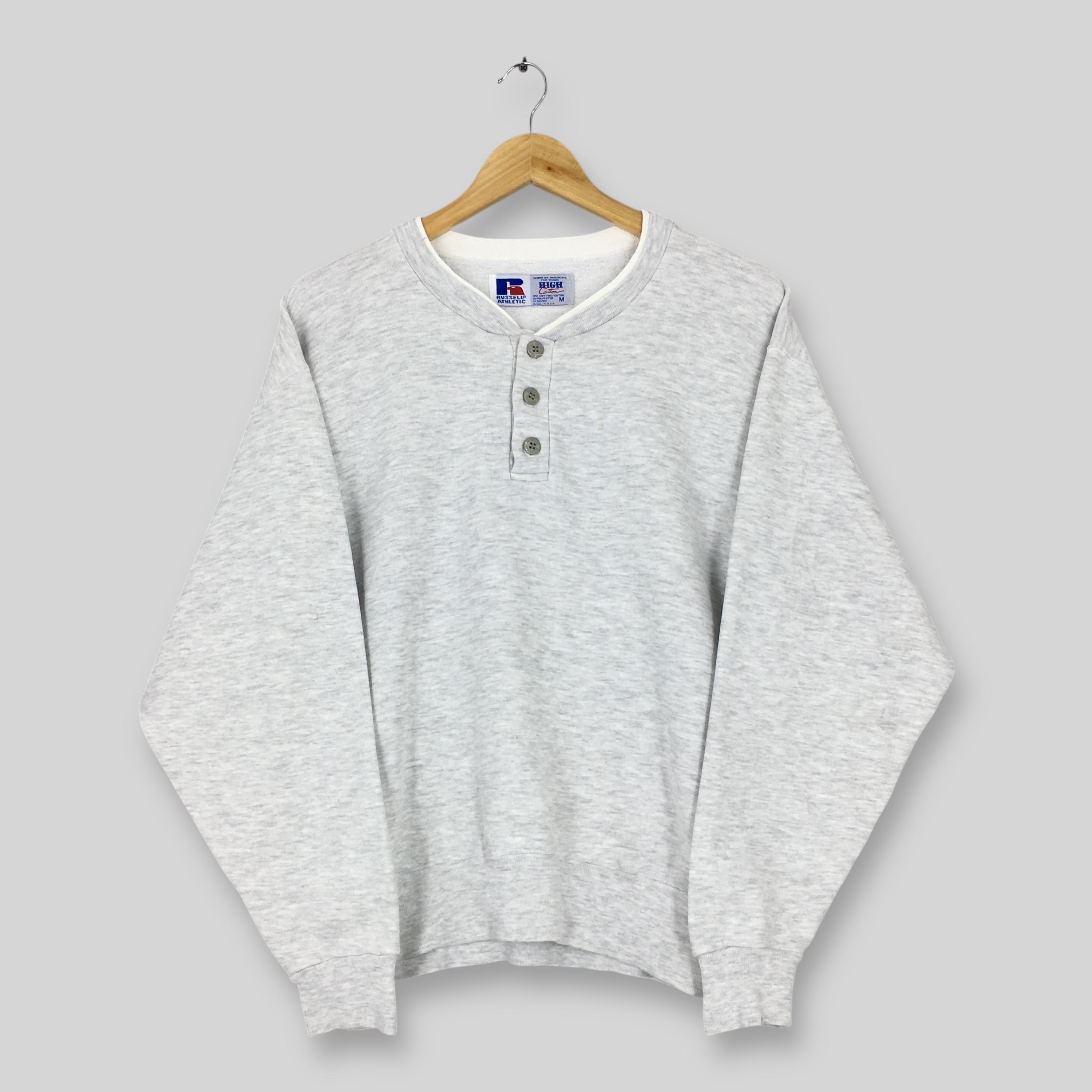 Vintage Grey Crewneck Sweatshirt Plain - Etsy