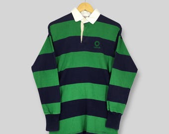 Vintage Barbarian Whistler Canada Striped Rugby Shirt Medium Barbarian Whistlers Embroidered Logo Shirt Barbarian Whistler Canada Jersey M