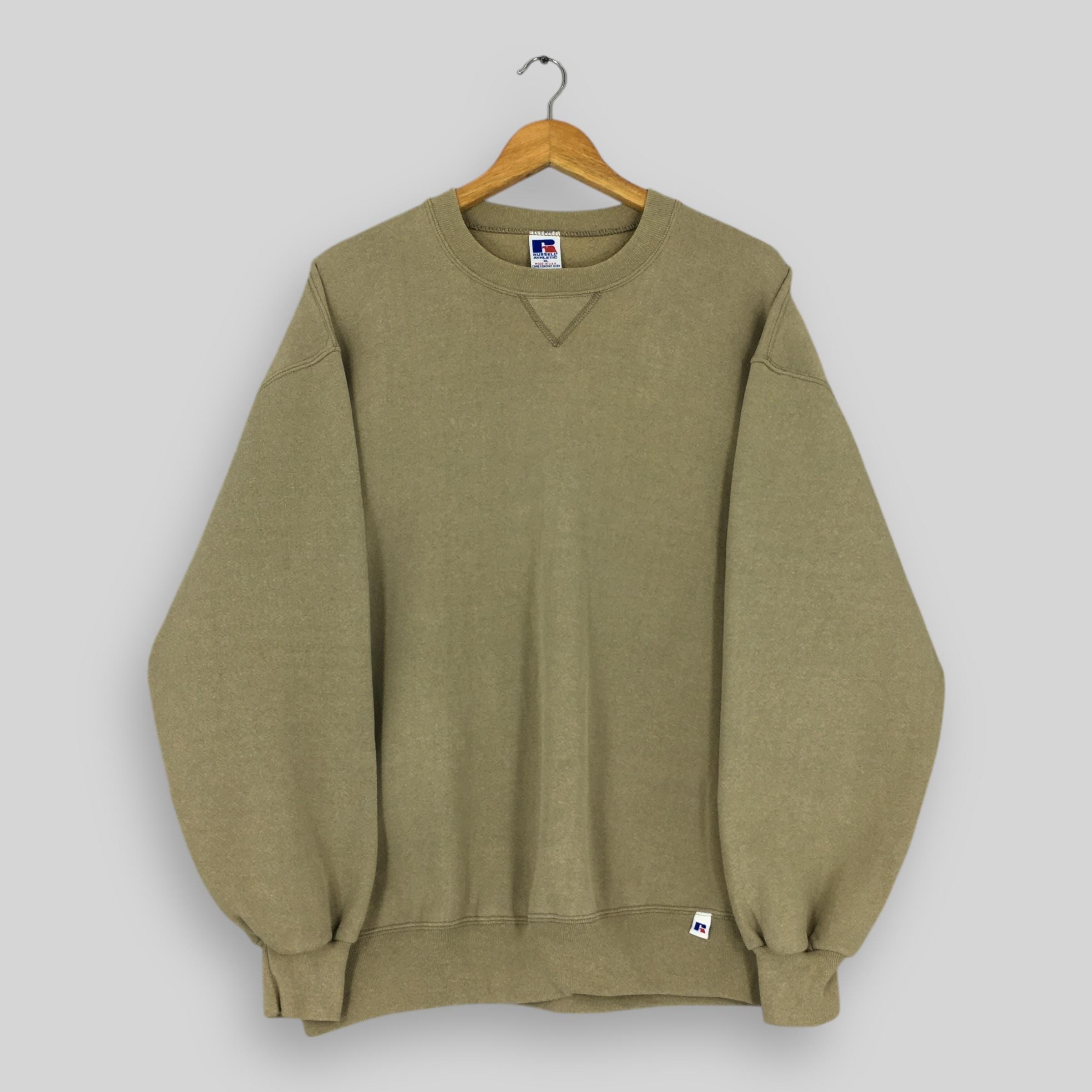 Russell Sweatshirt Xl Brown - Etsy