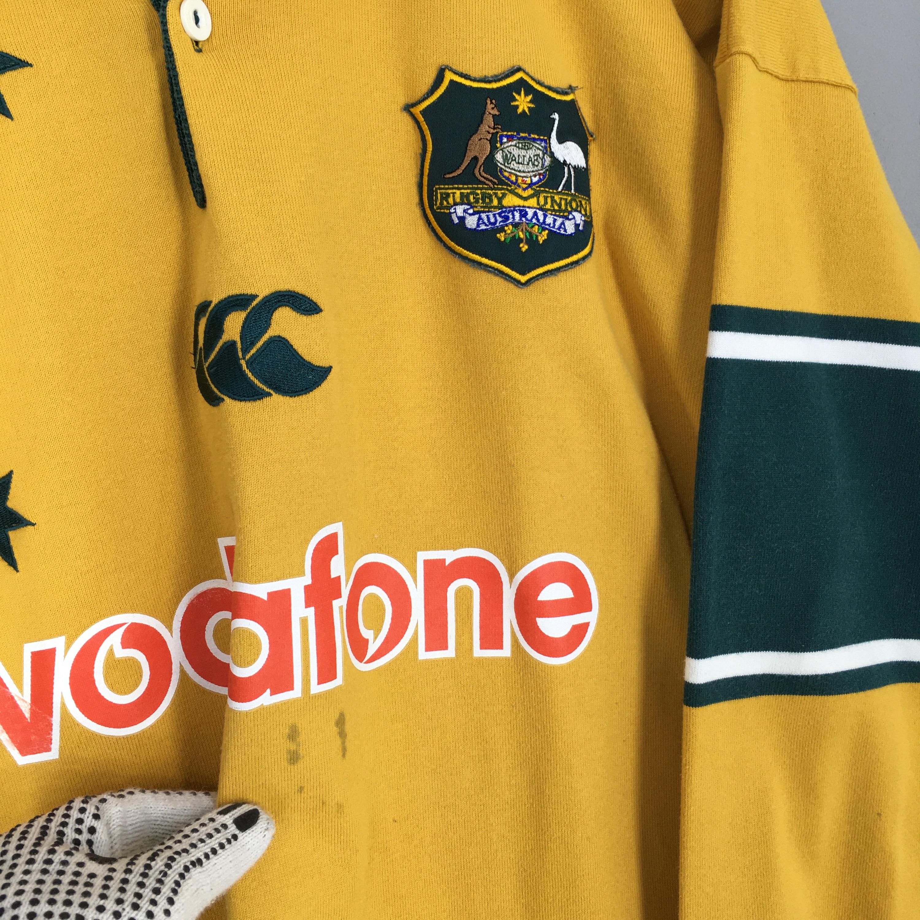 Vintage 1990s Wallabies Canterbury Australia Rugby Shirt Xlarge