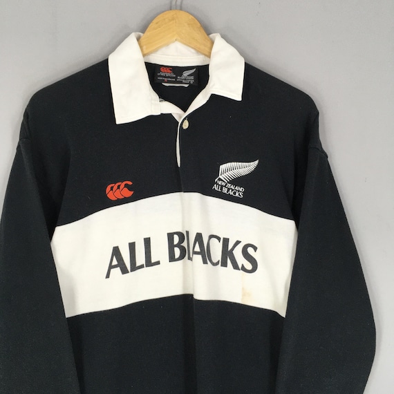 Vintage 90s Canterbury of New Zealand Rugby Rugby Shirt Medium