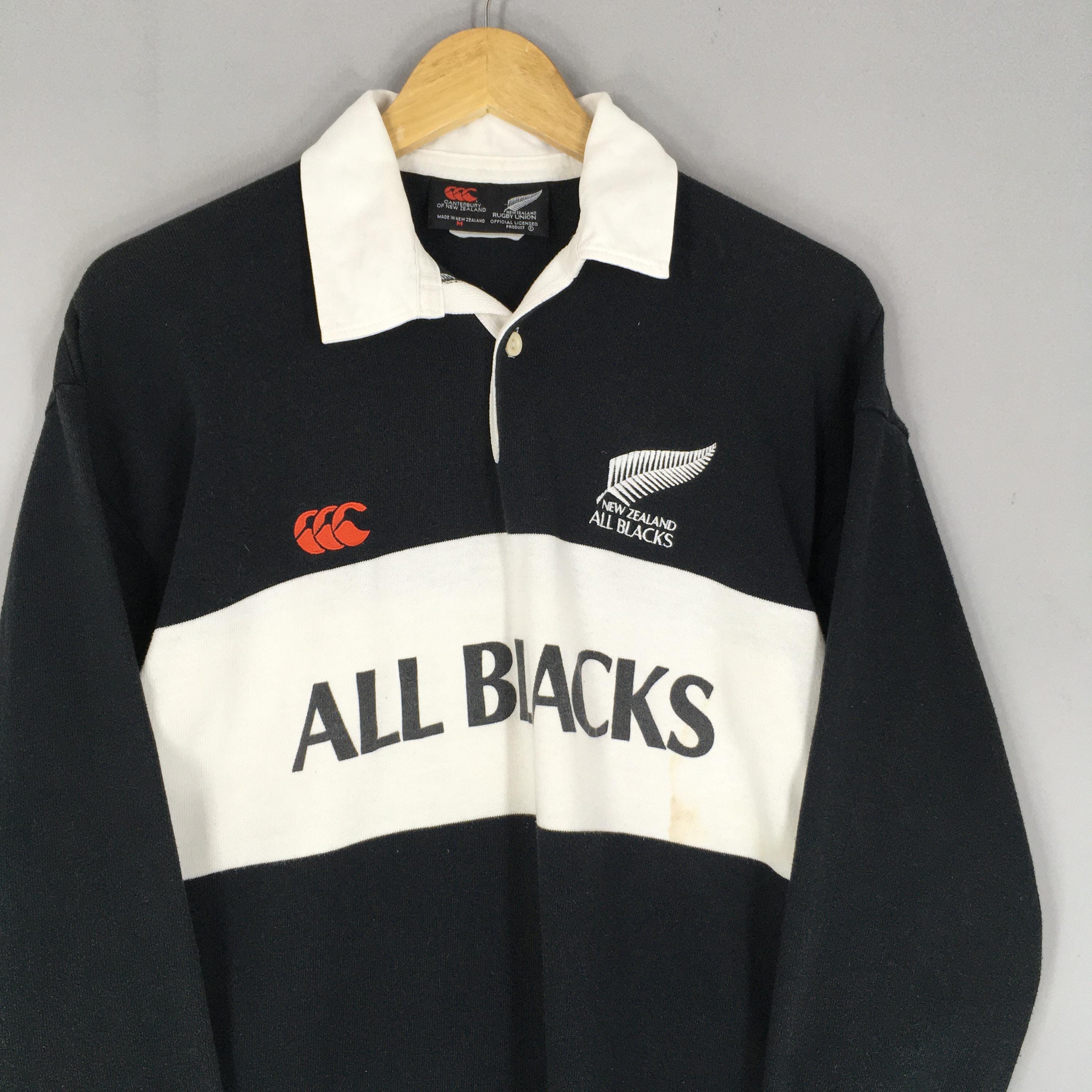 Vintage 90s Canterbury of New Zealand Rugby Rugby Shirt Medium